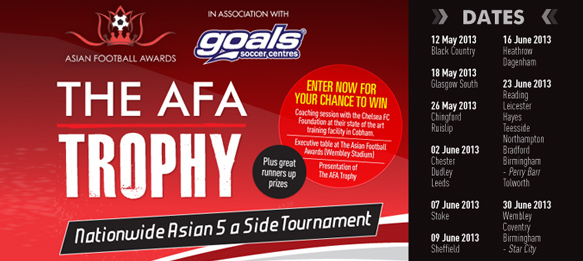 'Asian Football Awards Trophy' Fives tournament
