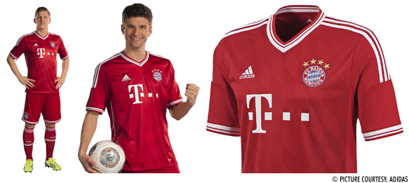 FC Bayern München - The new 2013/14 home jersey